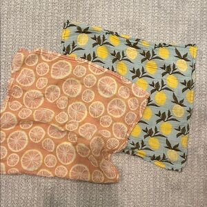 Milkbarn organic cotton burp cloths (2)